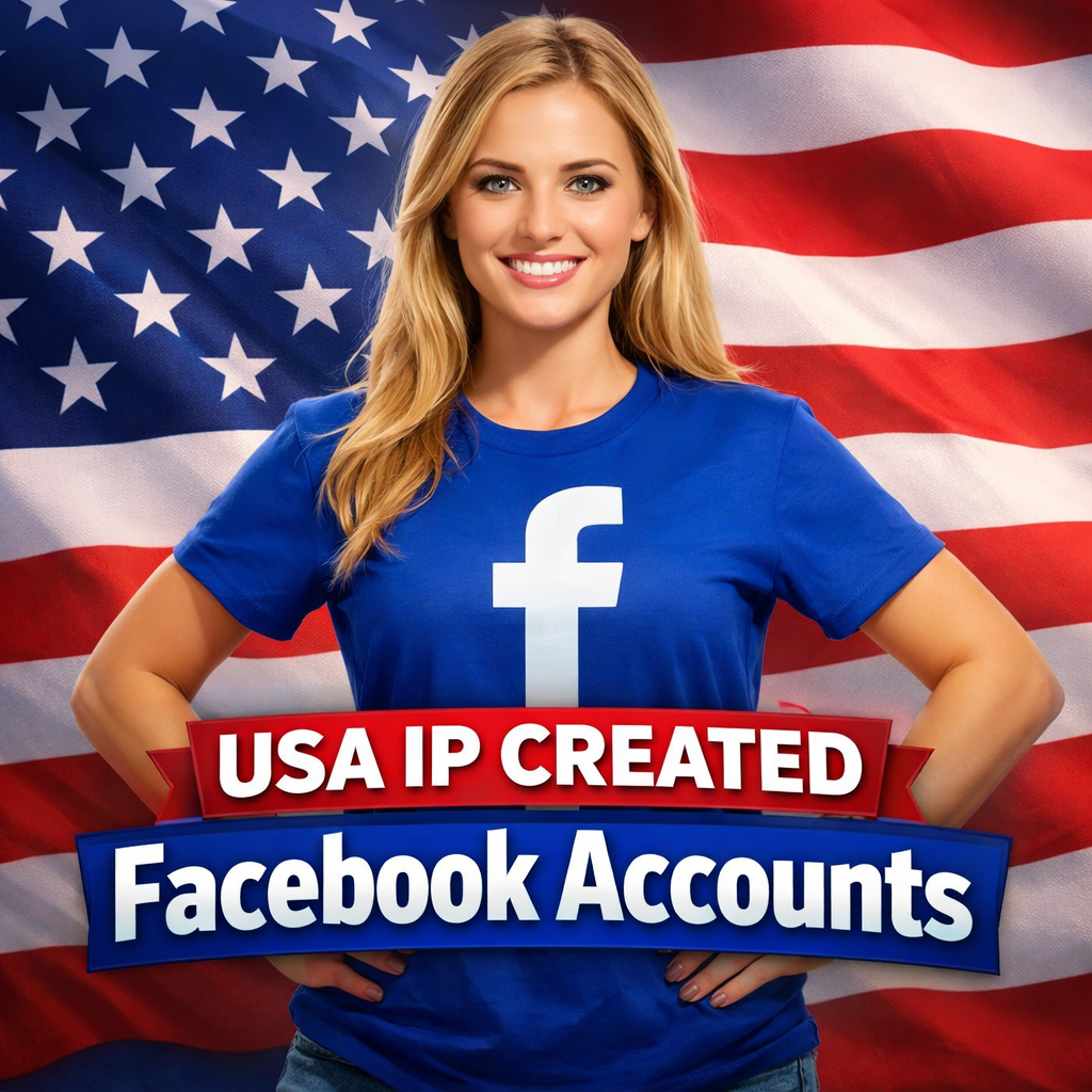 USA IP Created Facebook Accounts | 2FA Enabled | Outlook Mail Verified | Full Access