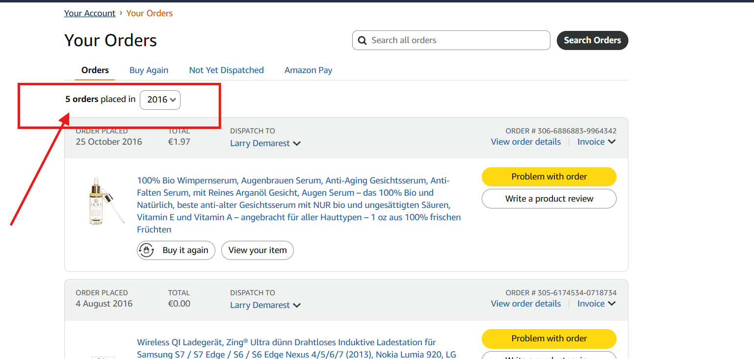 ✅️Aged Amazon Buyer With Purchase History Accounts  USA Country