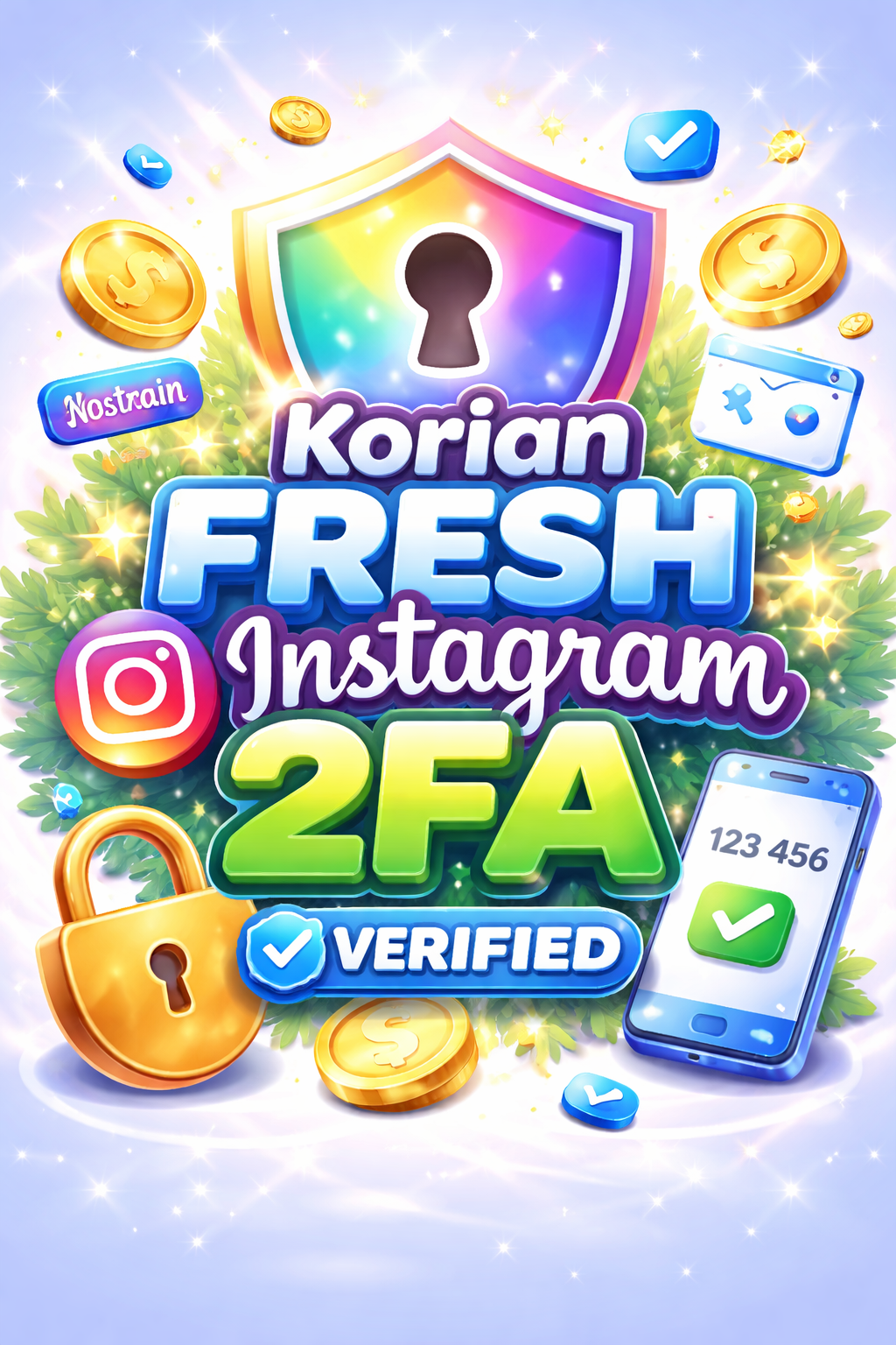 Instagram Korian name fresh 2fa best quality 