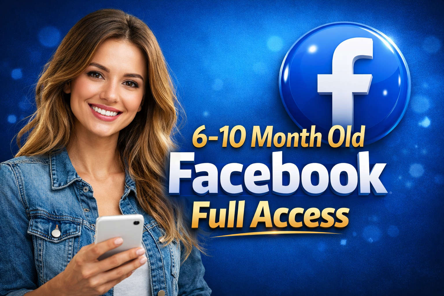 6-10 Months Old 2Fa Facebook Account | Mail Verified | Full Access Included | Secure & Active