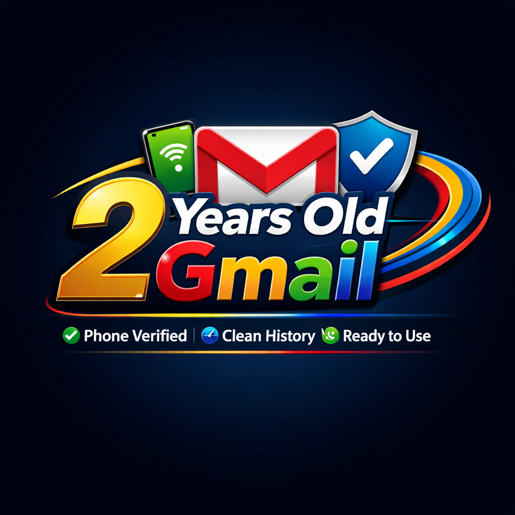 2 Years Old Gmail Account – Fully Verified & Active