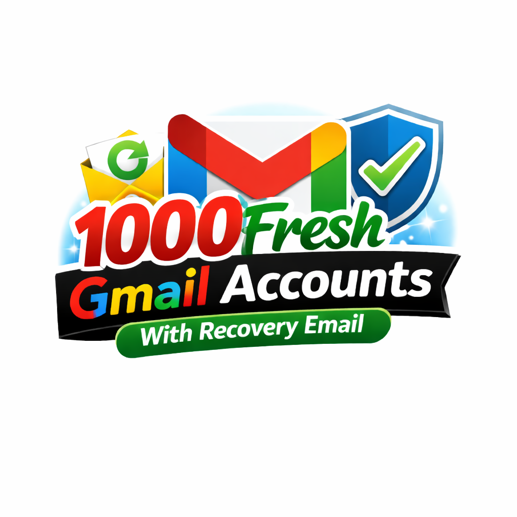 Bulk 1000 Gmail Accounts with Email Recovery