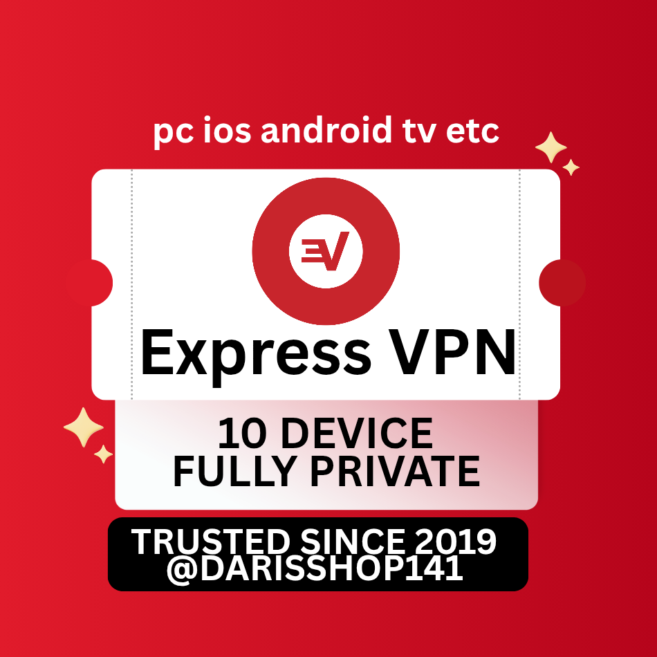 EXPRESS VPN 1 MONTH 10 DEVICES