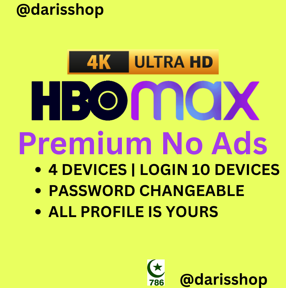Hbo Max 1 Month Fully Private