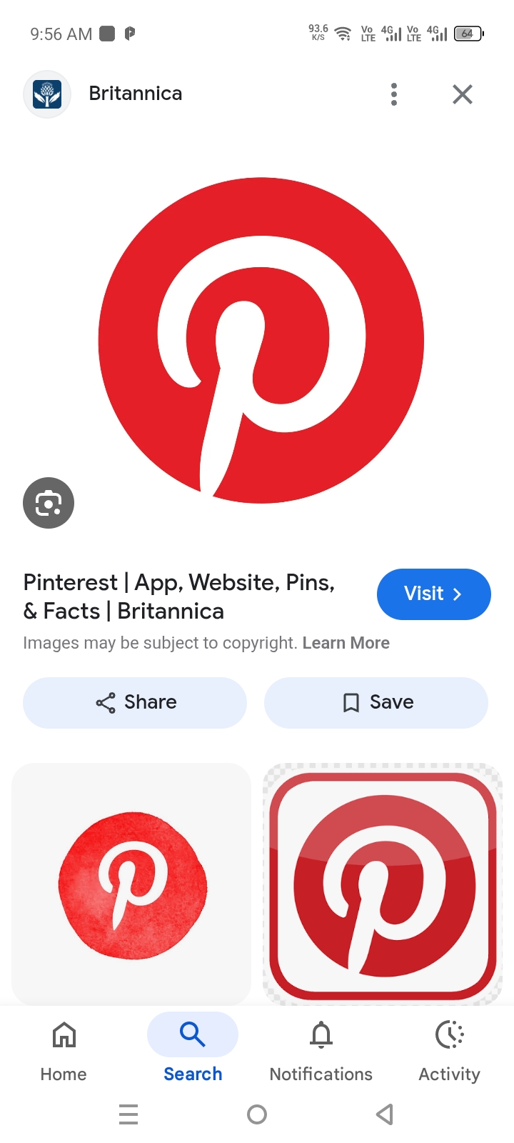 Fresh Pinterest account 