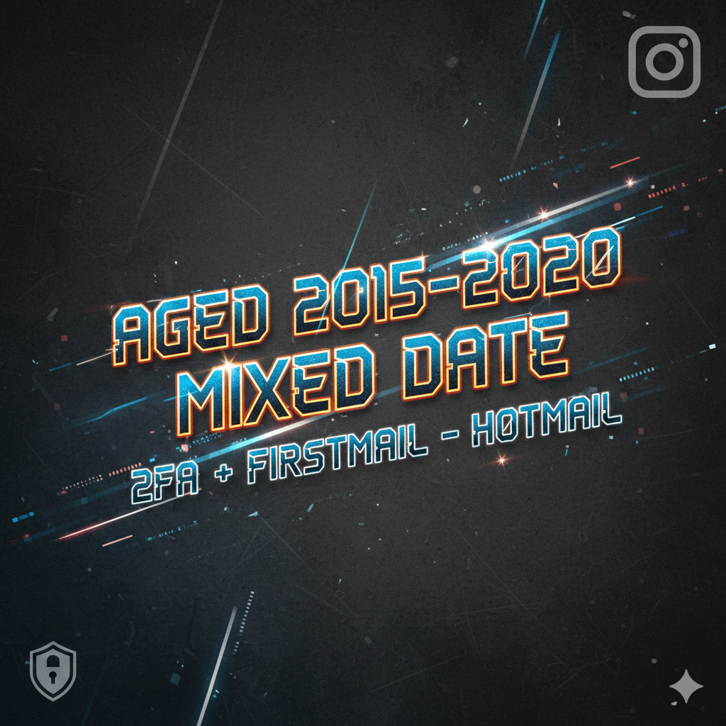 2015-2019 Aged Instagram accounts 2FA +