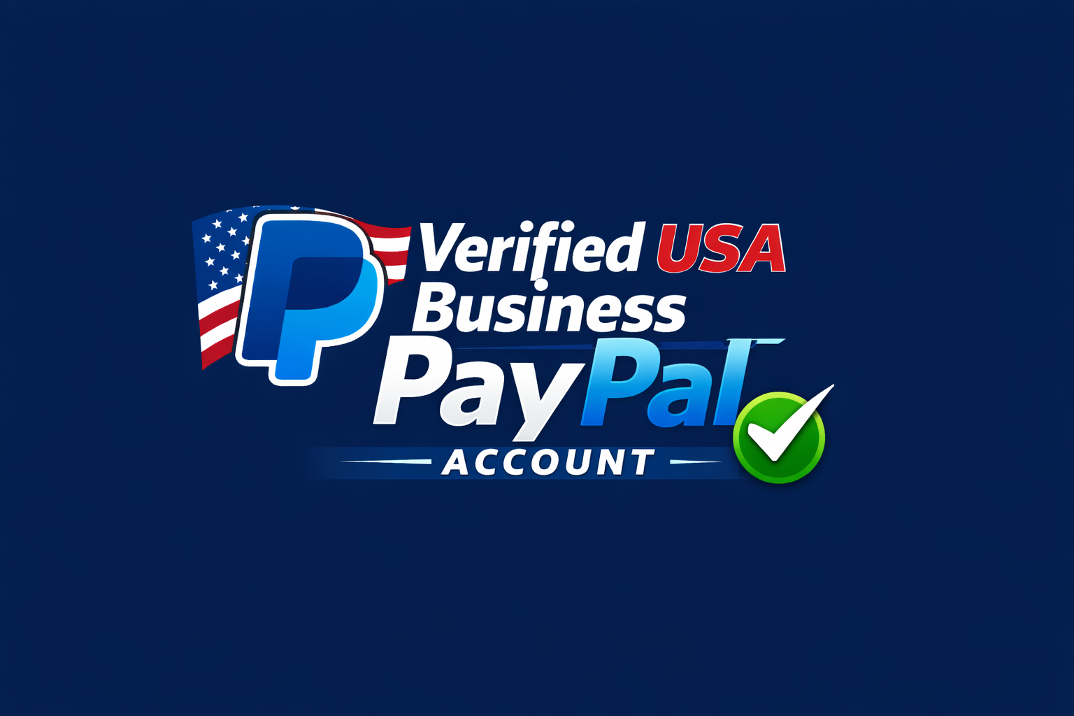 USA Business PayPal Account – Email Access + Bank + Card Included