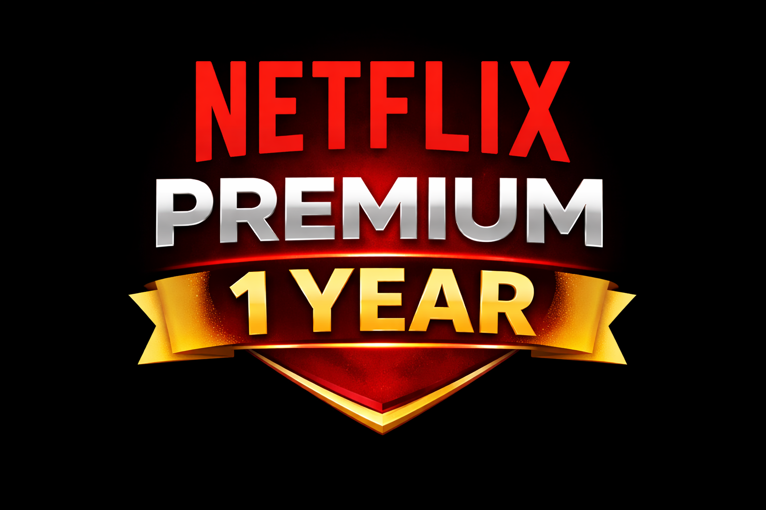 1 Year Netflix Premium Account – Ultra HD 4K