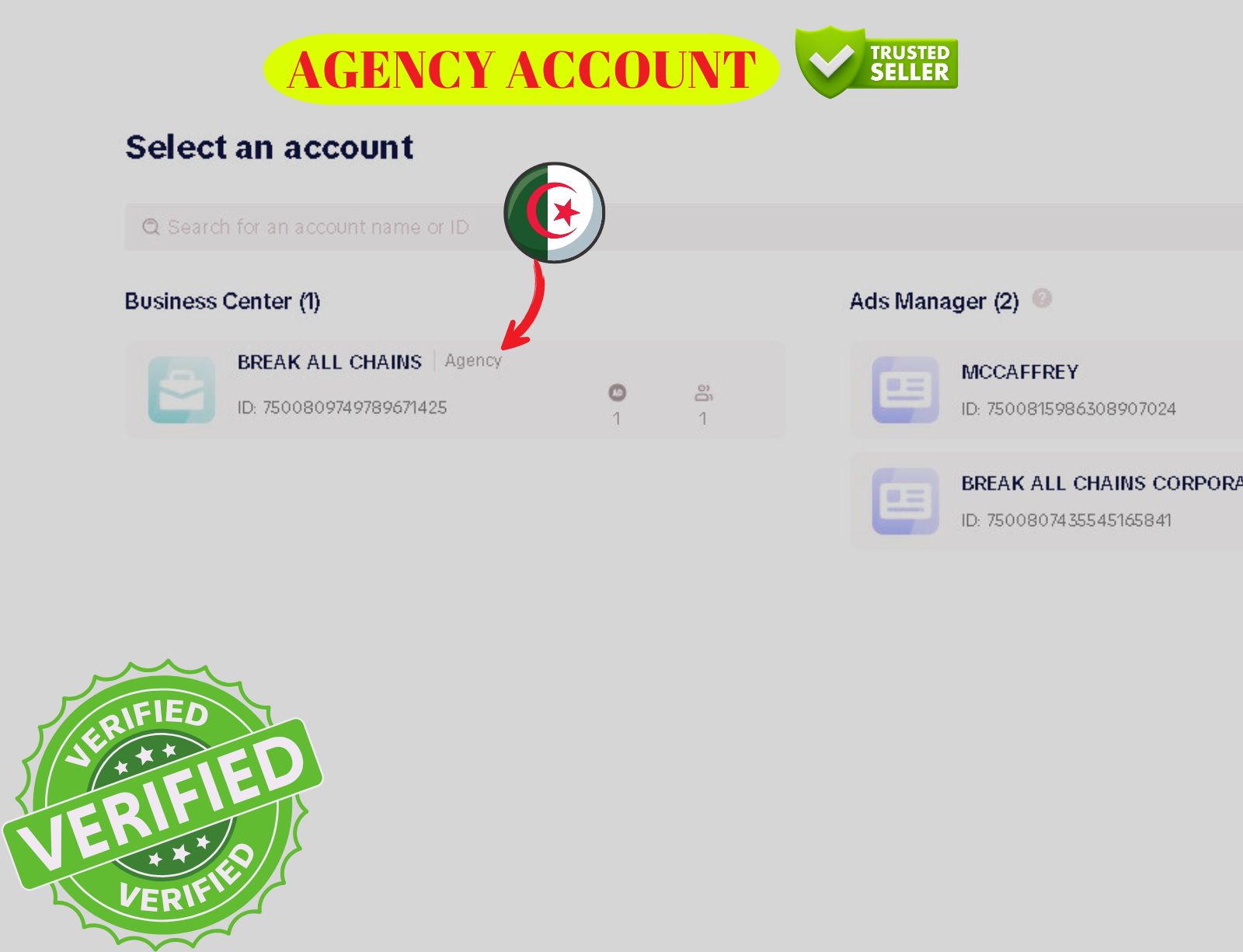 AGENCY TIKTOK ADS ACCOUNTS Verified✅ BUSINESS Manager + LEGAL ID ( Verified✅) 0%TVA