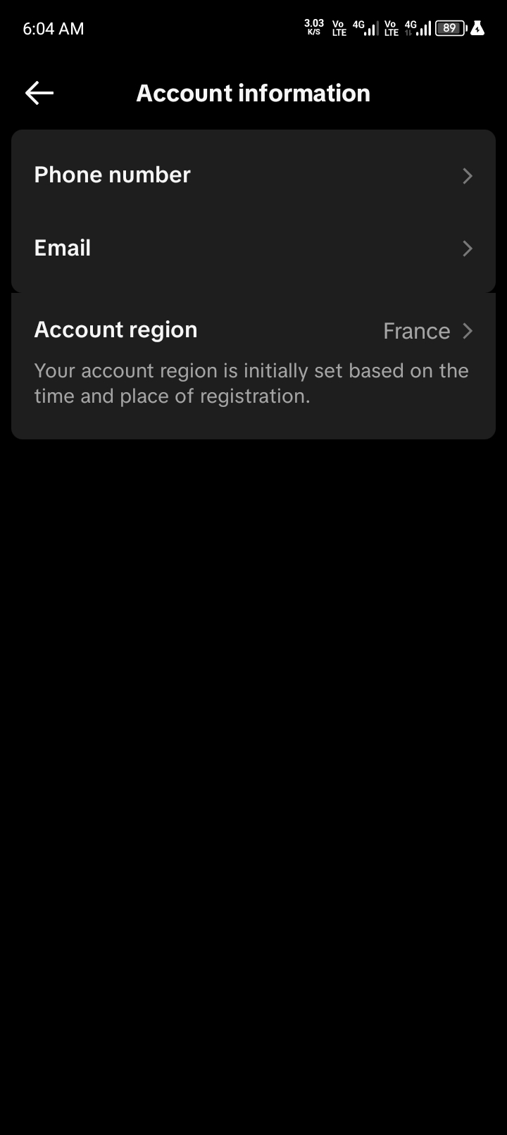 Uk and France TikTok accounts 