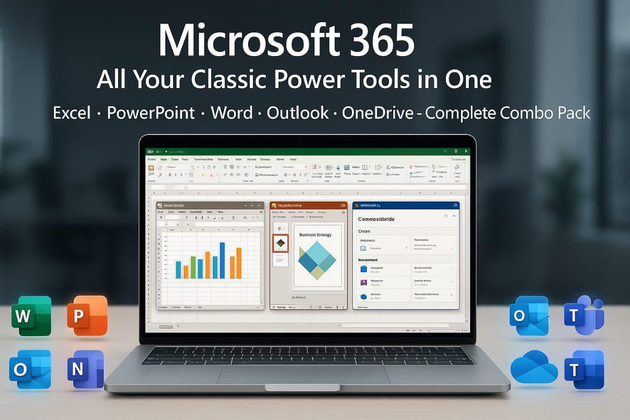 𝗠𝗶𝗰𝗿𝗼𝘀𝗼𝗳𝘁 𝗢𝗳𝗳𝗶𝗰𝗲 𝟯𝟲𝟱 𝗟𝗶𝗳𝗲𝘁𝗶𝗺𝗲 and 1 year warranty 