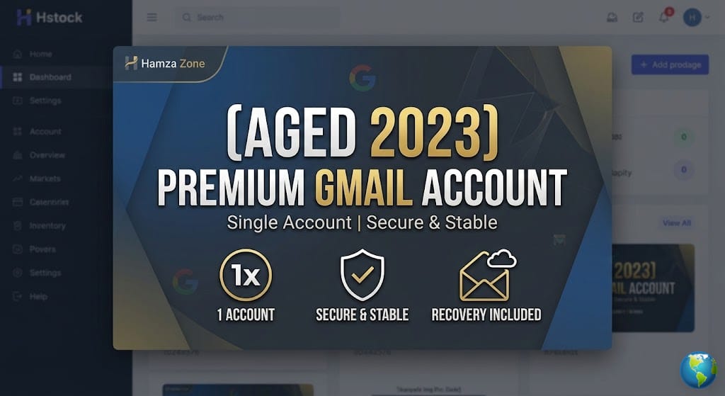 [AGED 2023] Premium Gmail Account | High Quality | Recovery Included