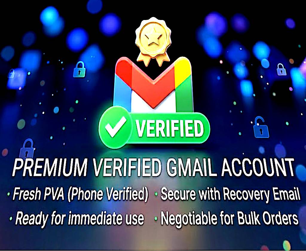 Premium Gmail Account | Phone Verified (PVA) | 2FA Enabled