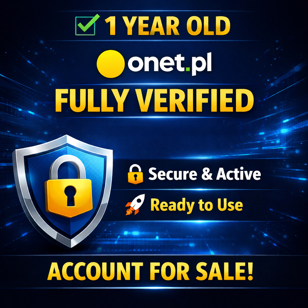 1 year old Onet.pl accounts with login and password