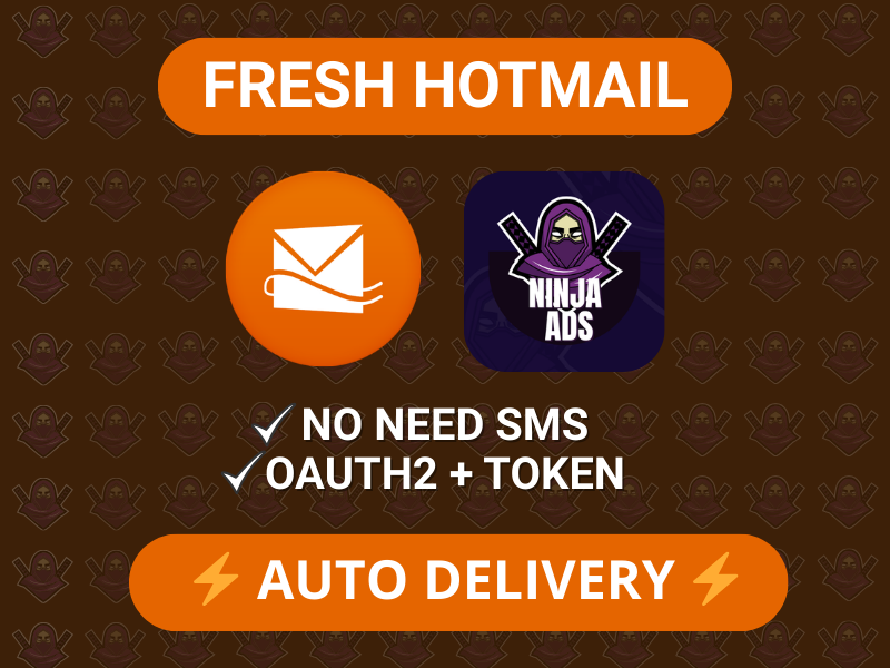 FRESH | HOTMAIL | NO NEED SMS | REFRESH_TOKEN | CLIENT_ID