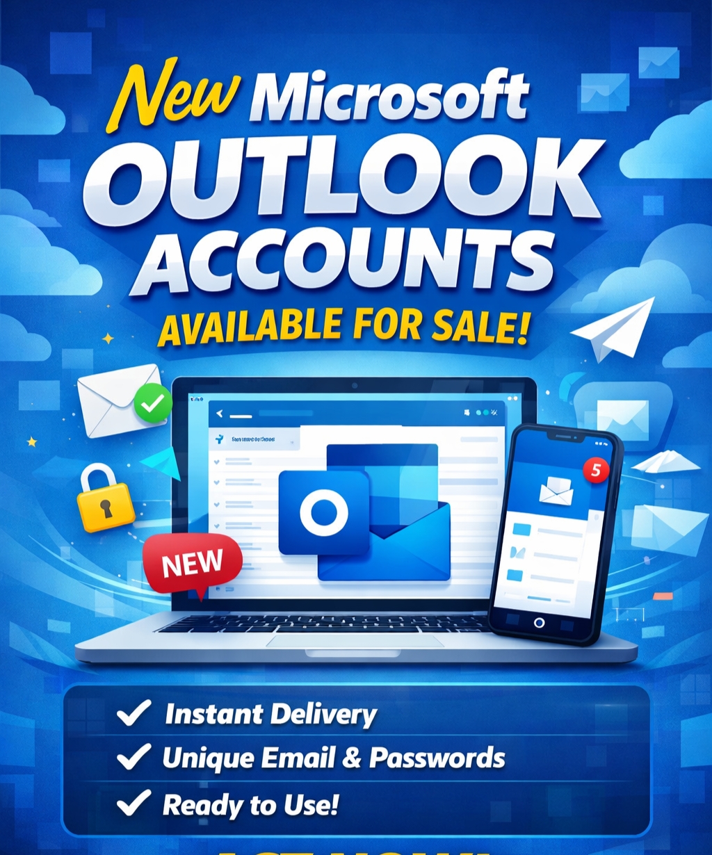 High Quality Outlook Accounts for Sale | Secure Login