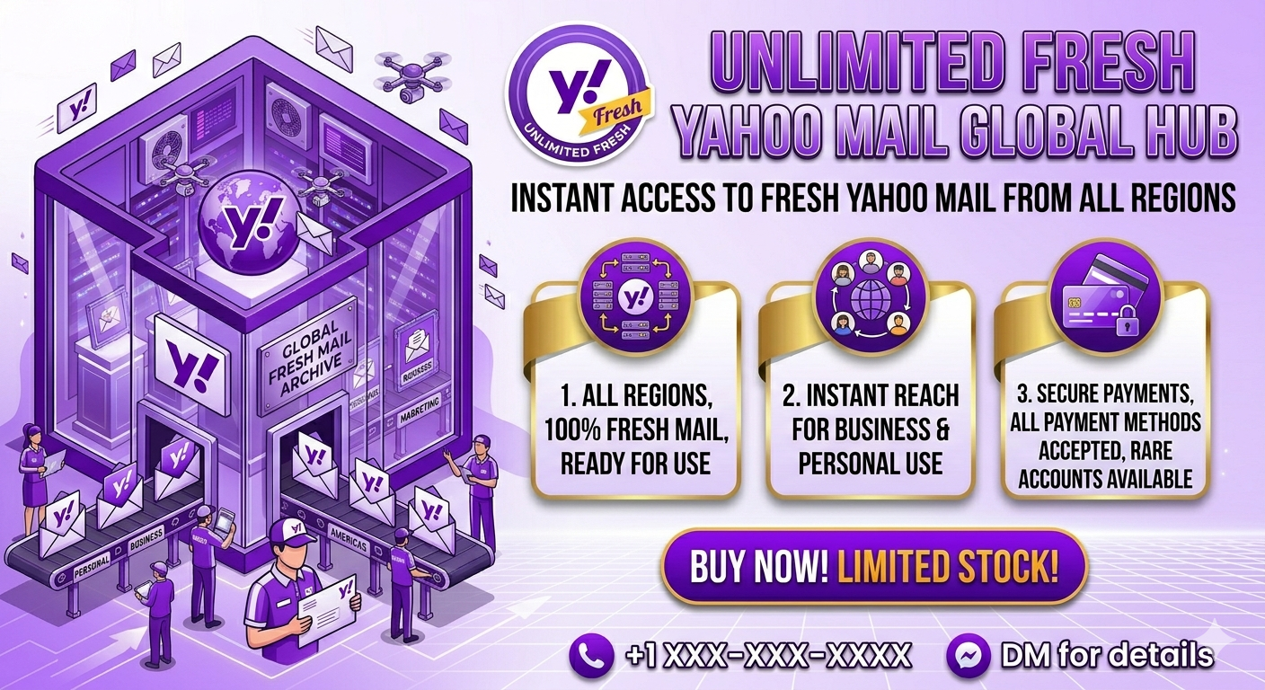 Unlimited fresh Yahoo mail available 