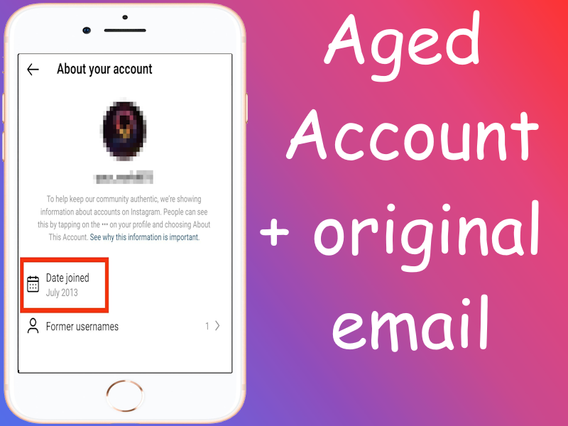 ✅Personal aged account 7-15 years old + Original Email✅ Manually registered by a real person ✅ Lifetime Warranty ✅ Instant delivery 24/7