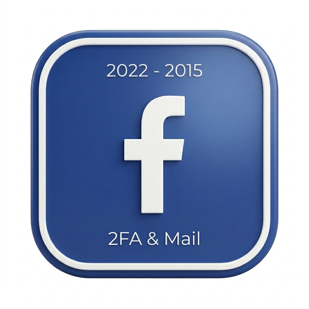 Facebook 2022 - 2015 | 2FA On With Hotmail / Outlook | Very Strong Account