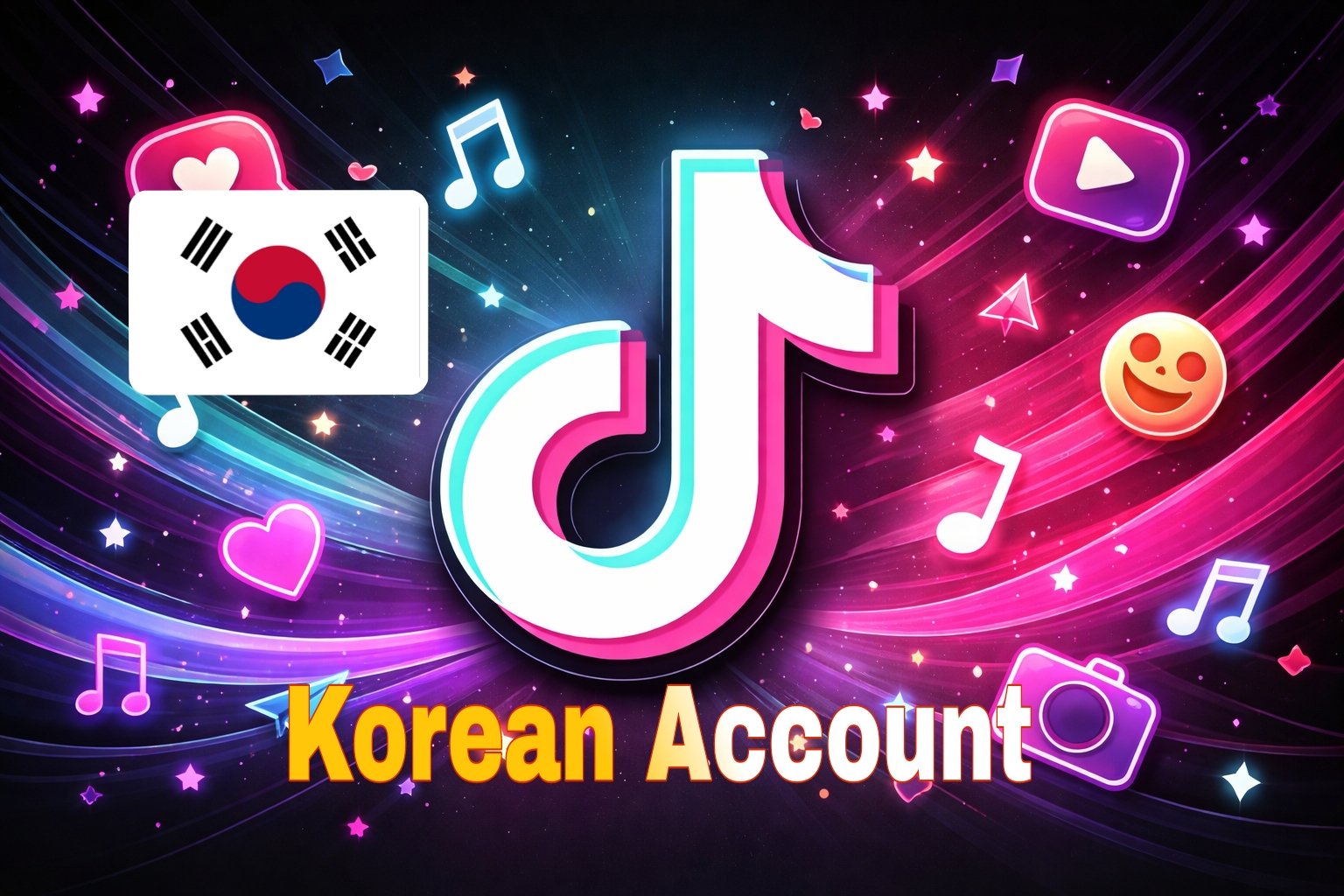 TikTok Korean Account Best Quality 