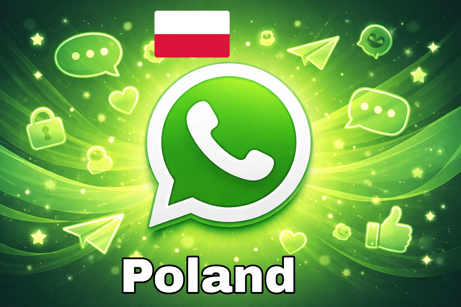 Poland +48 Whatsapp Account with verification code.